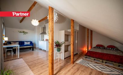 Image of UNIKAALNE 1-TOALINE KATUSEKORTER RENOVEERITUD MAJAS