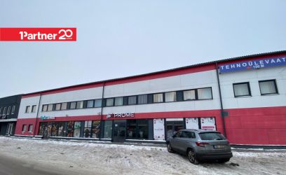 Pilte Üürile anda kaubanduspind koos laoga