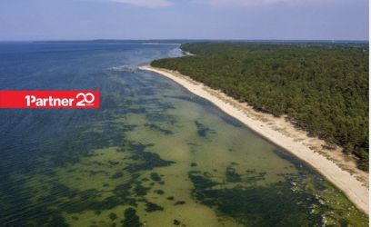 Pilte Mere lähedal elamumaa, hoone ajutiseks kasutuseks olemas