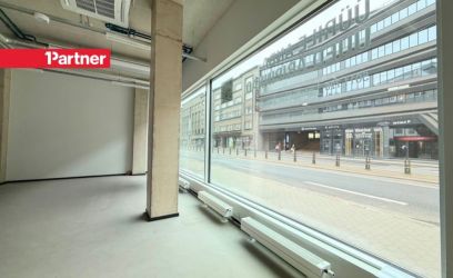 Image of Vitriinakendega kaubanduspind otse tänavalt sissepääsuga